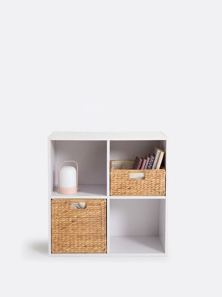 La Redoute Intérieurs White Diny 4-Compartment Storage Unit - Image 1 of 3