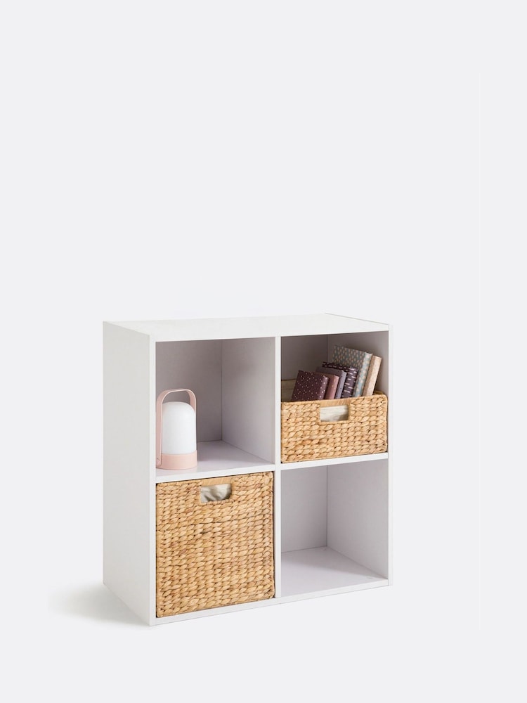 La Redoute Intérieurs White Diny 4-Compartment Storage Unit - Image 2 of 3