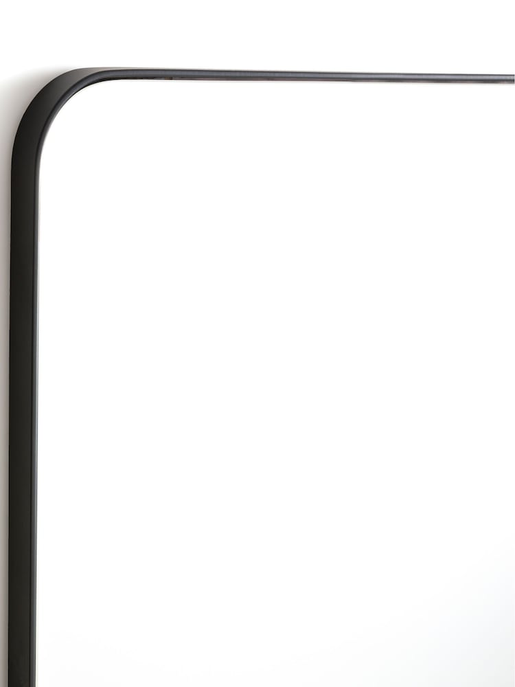 La Redoute Intérieurs Black Iodus 50 X 150cm Rectangular Metal Mirror - Image 3 of 3