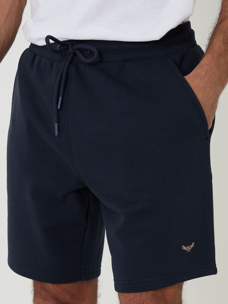 Threadbare Blue Sweat Shorts - Image 4 of 4