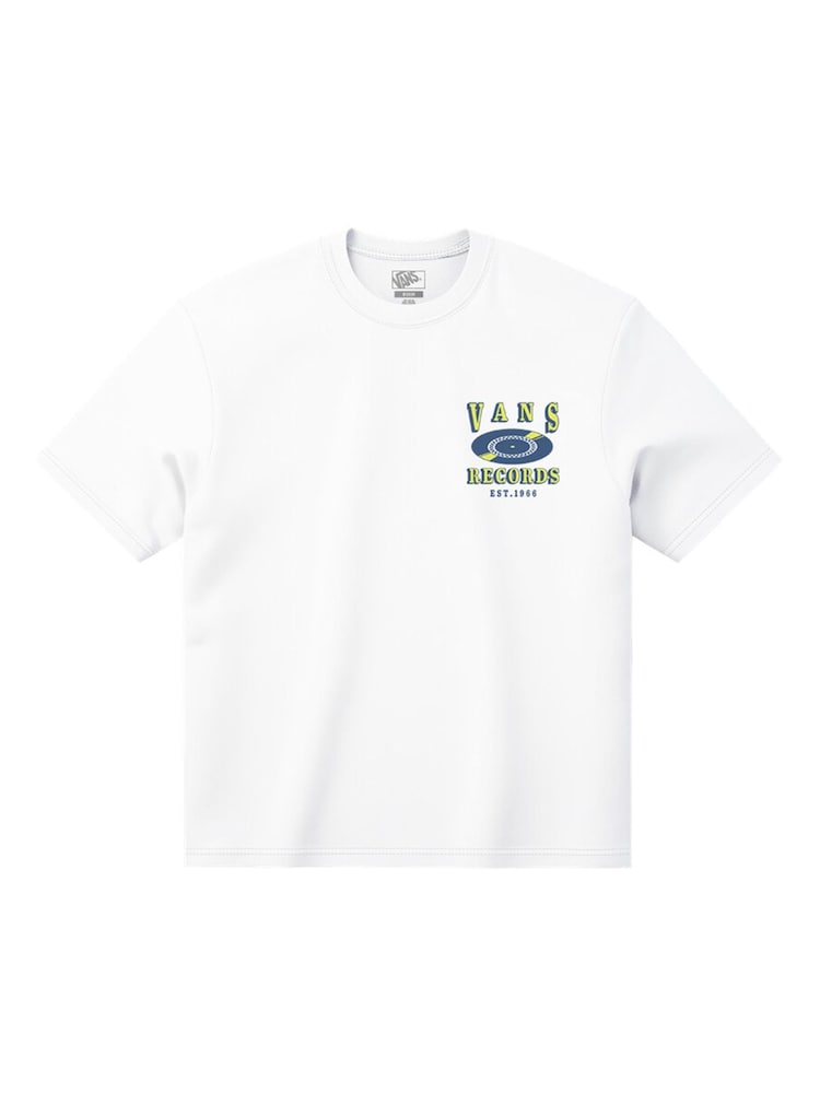 Vans White Recordings Short Sleeve T-Shirt - Image 2 of 2 Vans White Recordings Short Sleeve T-Shirt - Image 2 of 2