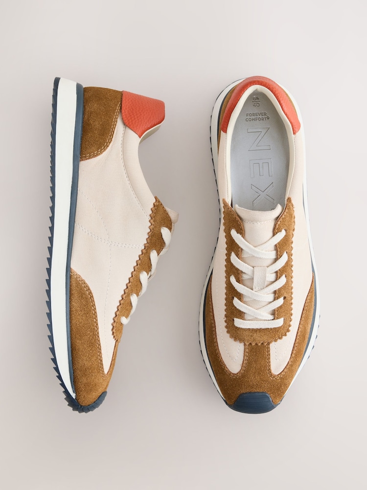 Navy Forever Comfort® Suede Trainers - Image 1 of 5