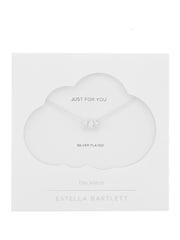 Estella Bartlett Silver Tone Tiered Drop Necklace - Image 3 of 3