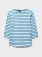 Crew Clothing Blue Essential Breton Top - Image 5 of 5