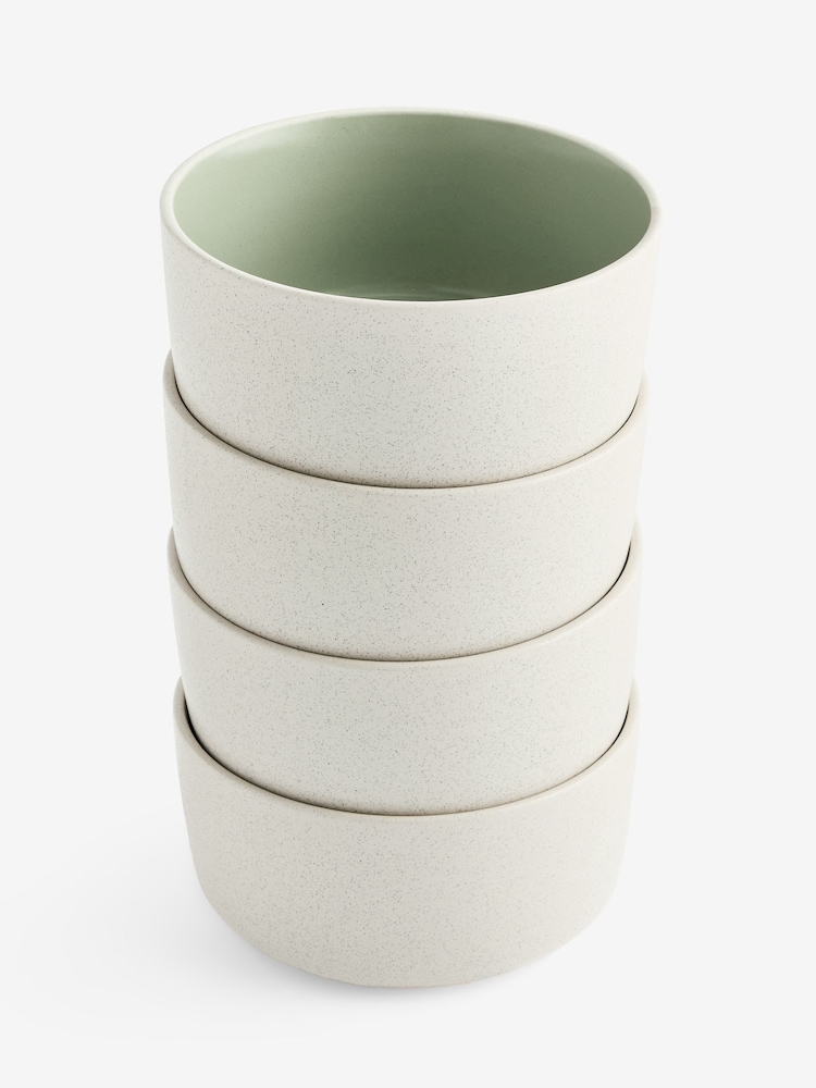 Set of 4 Sage Green Otis Bowls - Image 3 of 3 Set of 4 Sage Green Otis Bowls - Image 3 of 3