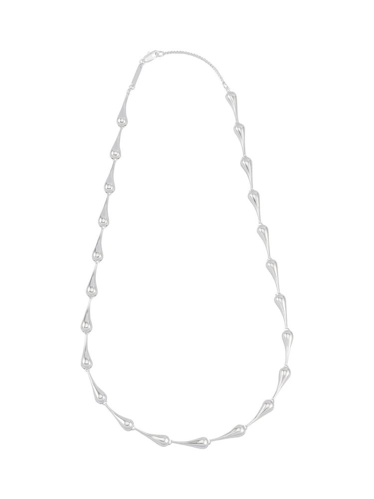 The Edit by Estella Bartlett Silver Tone Drop Link Necklace - Image 1 of 3
