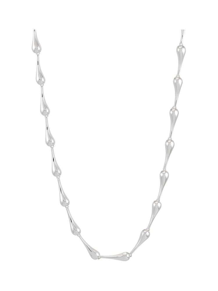 The Edit by Estella Bartlett Silver Tone Drop Link Necklace - Image 2 of 3