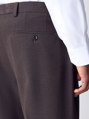 Brown Loose Fit Flannel Suit Trousers - Image 5 of 10