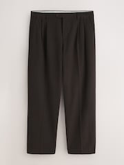 Brown Loose Fit Flannel Suit Trousers - Image 6 of 10