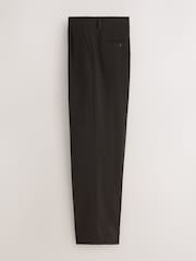 Brown Loose Fit Flannel Suit Trousers - Image 7 of 10