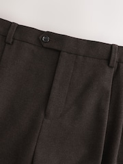 Brown Loose Fit Flannel Suit Trousers - Image 8 of 10