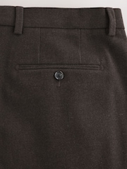 Brown Loose Fit Flannel Suit Trousers - Image 9 of 10