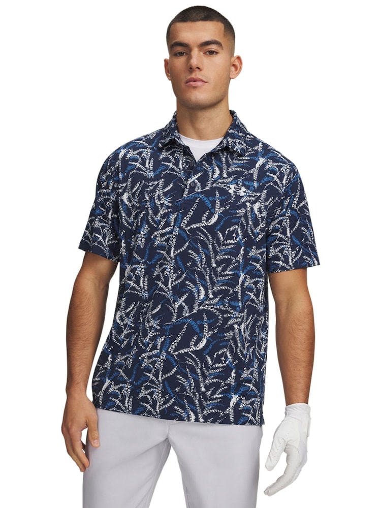 Under Armour Playoff 3.0 Printed Golf Polo Shirt - Slika 1 od 3