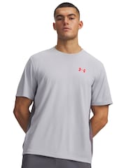 Under Armour Grey Tech Utility Short Sleeve T-Shirt - Image 1 of 3