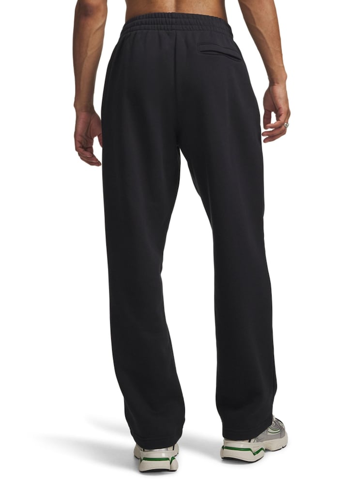 Under Armour Black Essential Icon Fleece Trousers - Image 2 of 6