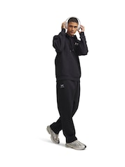 Under Armour Black Essential Icon Fleece Trousers - Image 4 of 6