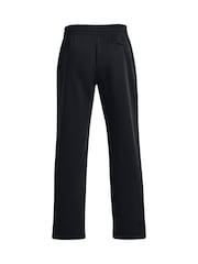 Under Armour Black Essential Icon Fleece Trousers - Image 6 of 6