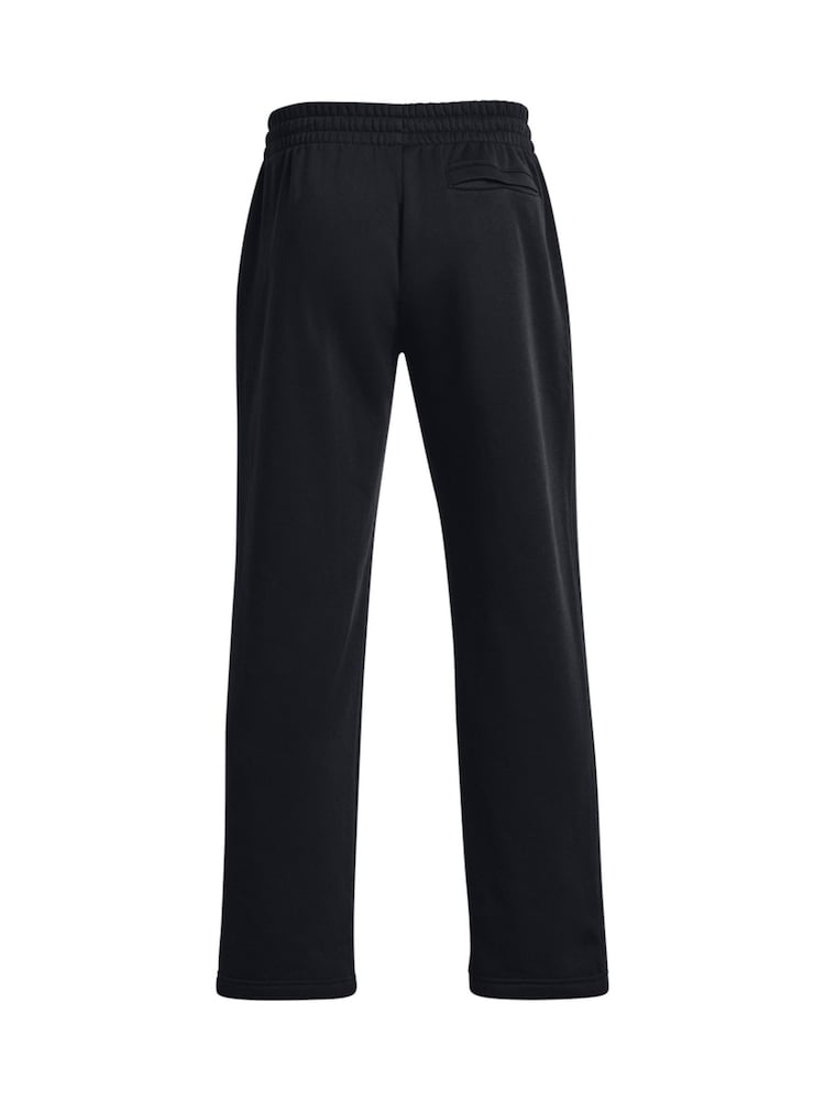Under Armour Black Essential Icon Fleece Trousers - Image 6 of 6