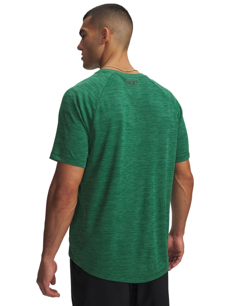 그린 - Under Armour 테크 텍스처드 반소매 크루넥 티셔츠 - 3의 이미지 2