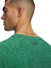 그린 - Under Armour 테크 텍스처드 반소매 크루넥 티셔츠 - 3의 이미지 3