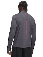 Under Armour Grey Tech Utility QuarterZip Long Sleeve Top - Image 2 of 3