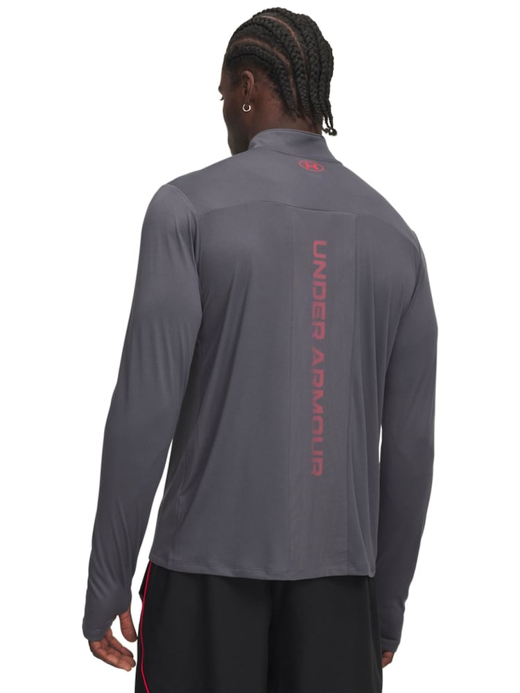 Under Armour Grey Tech Utility QuarterZip Long Sleeve Top - Image 2 of 3
