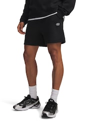 Under Armour Black Rival Fleece Shorts - Image 1 of 4