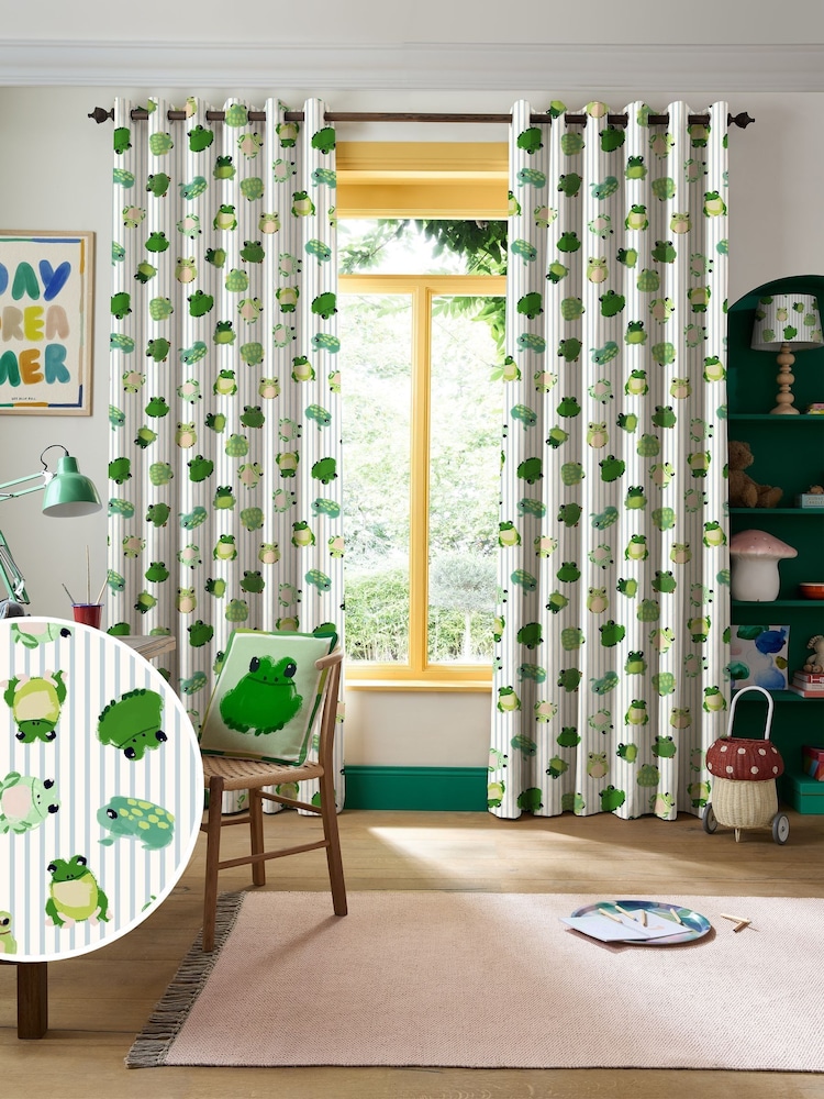 Wee Blue Bell Pond Little Frogs Made to Measure - Image 1 of 9