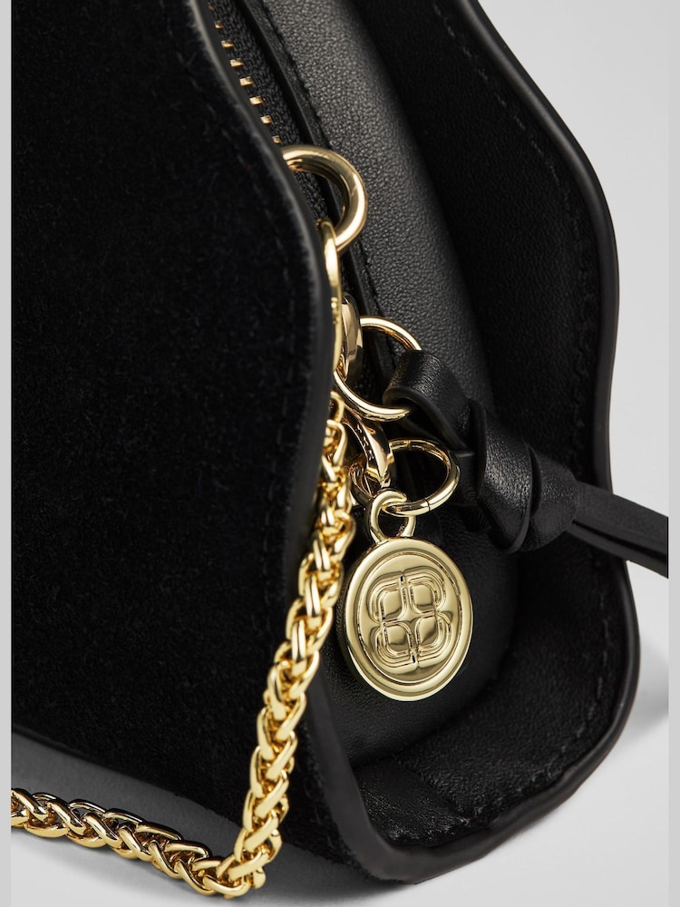 LK Bennett Suzy Scallop Clutch Bag - Image 4 of 4