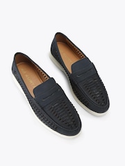 KG Kurt Geiger Blue Sully Weave Shoes - Image 2 of 4
