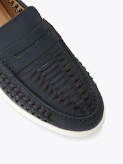 KG Kurt Geiger Blue Sully Weave Shoes - Image 4 of 4