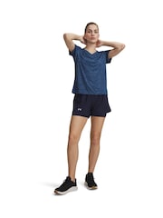 Under Armour Blue Fly By 2-in-1 Shorts - Image 3 of 4