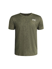 Under Armour Green Tech Pixelate Graphic Short Sleeve T-Shirt - Image 1 of 3