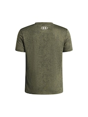 Under Armour Green Tech Pixelate Graphic Short Sleeve T-Shirt - Image 2 of 3
