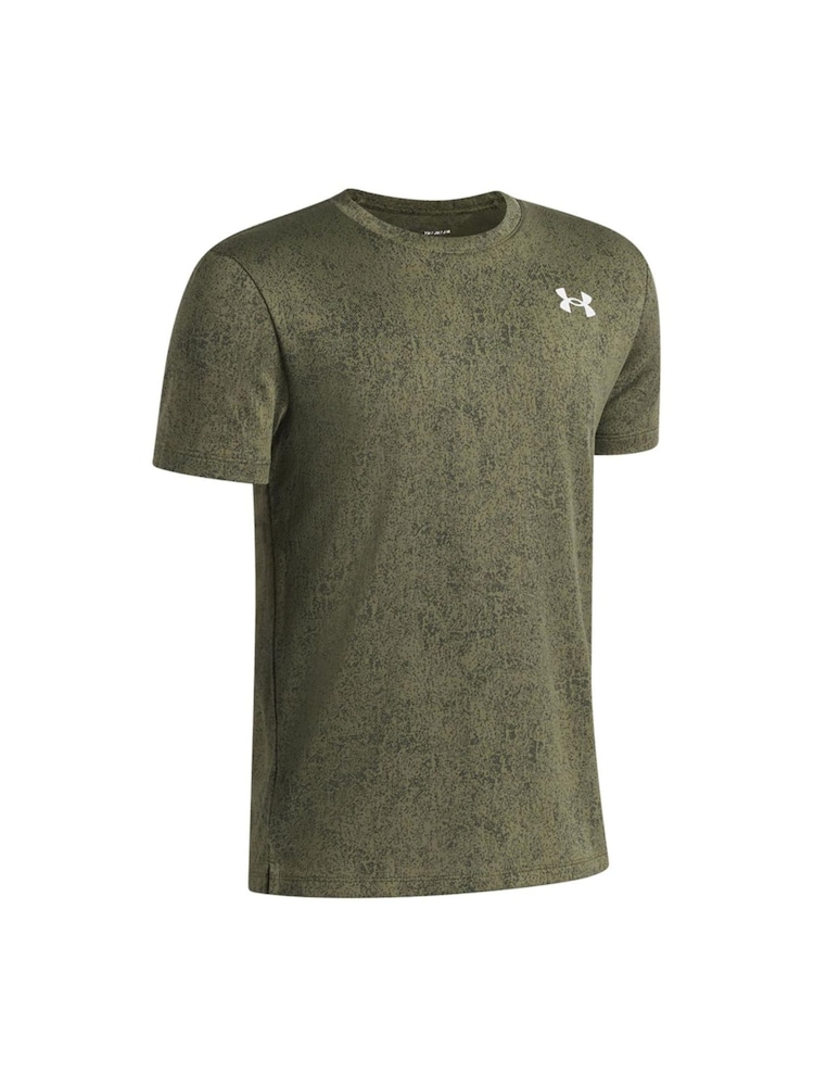 Under Armour Green Tech Pixelate Graphic Short Sleeve T-Shirt - Image 3 of 3