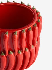 Lia Gold x Next Red/Green Chilli Planter - Image 6 of 6