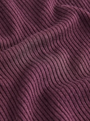 Mauve Purple N.Premium Wool Blend Long Sleeved Top - Image 7 of 8