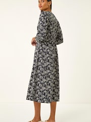 Rimska Midi haljina sa V-izrezom - Slika 3 od 5