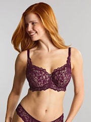 Panache Purple Full Cup Allure Breathable Wired Moulded Bra - Image 1 of 5