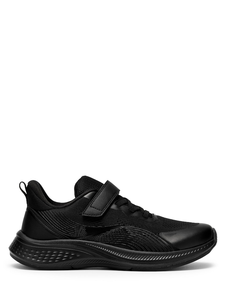 Clarks Black Standard Fit (F) Lumen Hero Trainers - Image 1 of 6 Clarks Black Standard Fit (F) Lumen Hero Trainers - Image 1 of 6