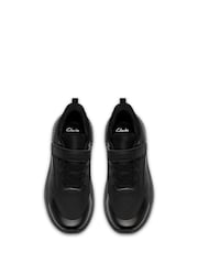 Clarks Black Standard Fit (F) Lumen Hero Trainers - Image 4 of 6