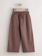 Chocolate Brown Wide Leg Joggers (3-16yrs) - Image 10 of 13