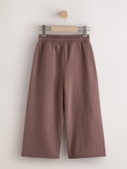 Chocolate Brown Wide Leg Joggers (3-16yrs) - Image 11 of 13