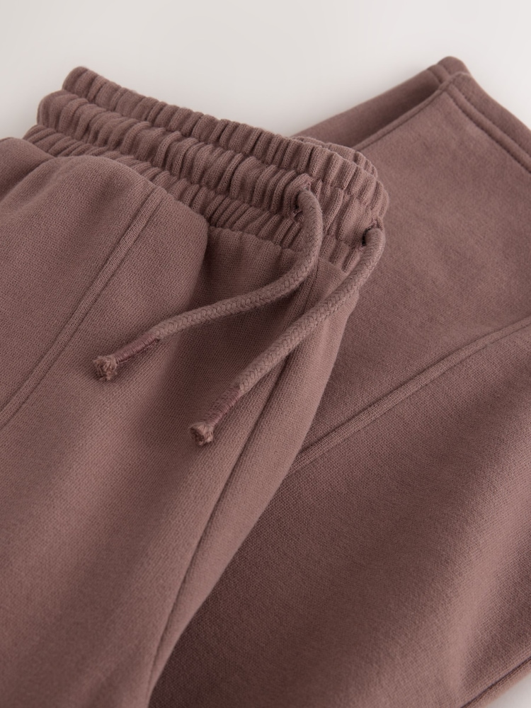 Chocolate Brown Wide Leg Joggers (3-16yrs) - Image 13 of 13