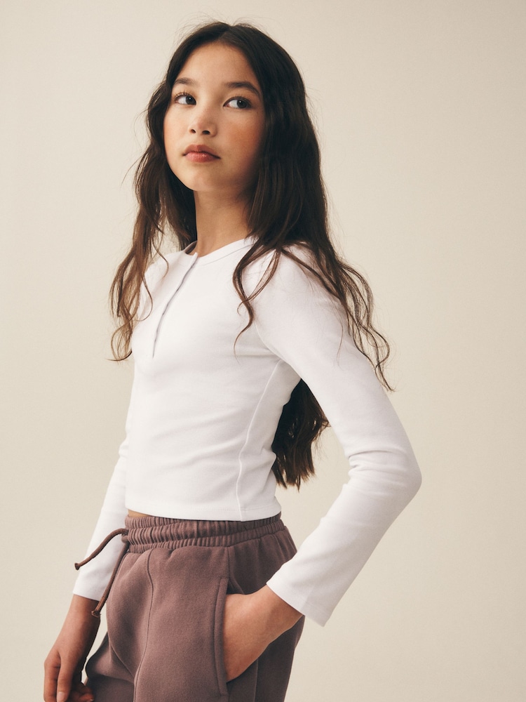 Chocolate Brown Wide Leg Joggers (3-16yrs) - Image 2 of 13
