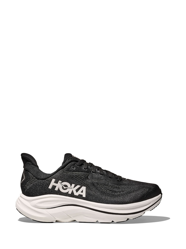 HOKA Black Chrome Clifton 10 Trainers - Image 1 of 6 HOKA Black Chrome Clifton 10 Trainers - Image 1 of 6