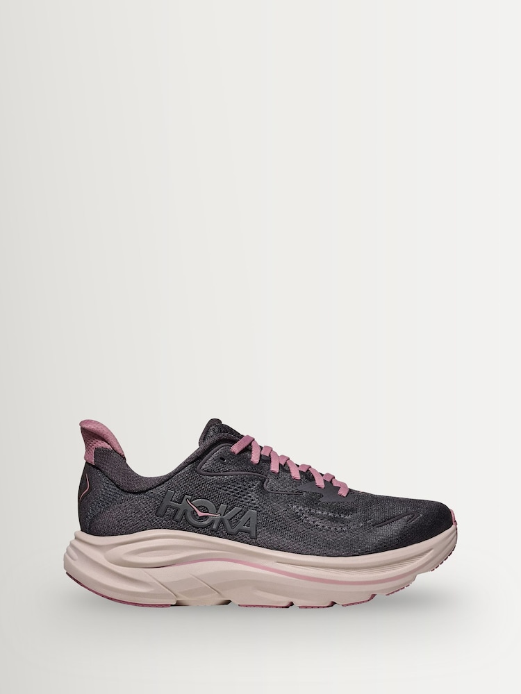 HOKA Grey Clifton 10 Trainers - Image 1 of 6 HOKA Grey Clifton 10 Trainers - Image 1 of 6