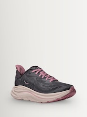 HOKA Grey Clifton 10 Trainers - Image 4 of 6