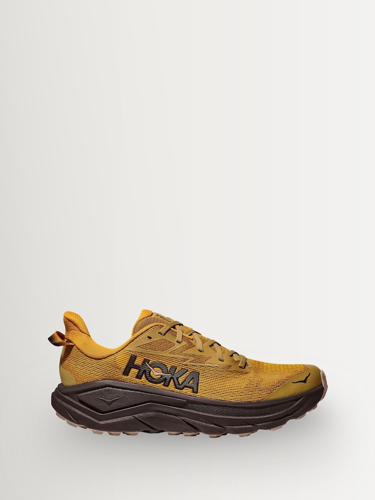 HOKA Yellow Challenger 8 Trainers - Image 1 of 6
