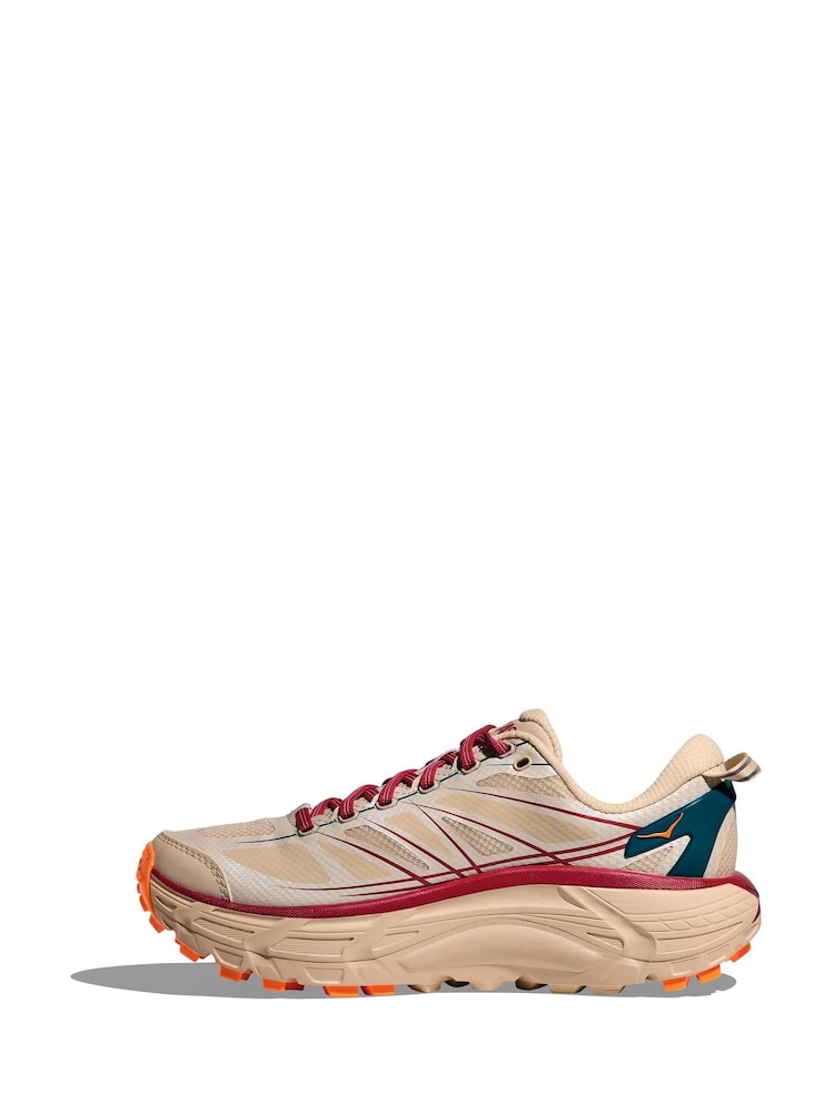 HOKA Beige Mafate Speed 2 Trainers - Image 2 of 6 HOKA Beige Mafate Speed 2 Trainers - Image 2 of 6